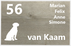 Naambordje bekijken